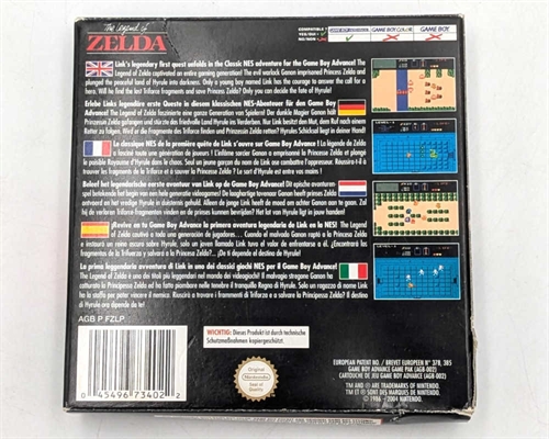 The Legend of Zelda - NES Classics - Original Æske - Gameboy Advance (B Grade) (Genbrug)